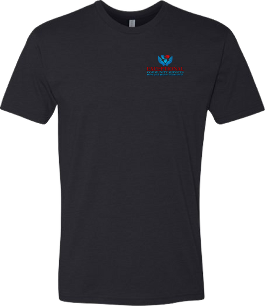 Exceptional Community Services | Left Chest T-shirt