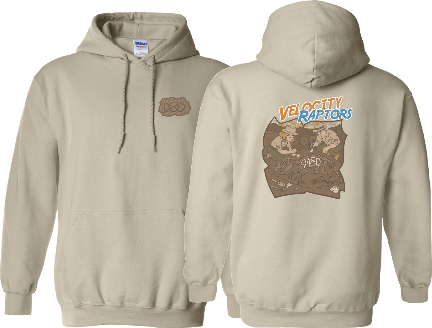 Velocity Raptors | VR Sand Hoodie