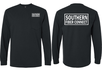 Southern Fiber Connect | White Logo Long Sleeve