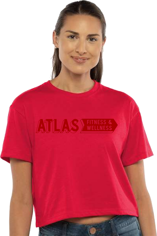 Atlas Fitness & Wellness | Red Logo - Cropped