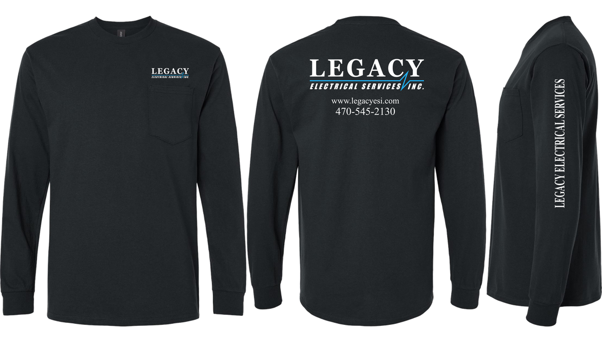 Legacy Electric | White Logo Long Sleeve
