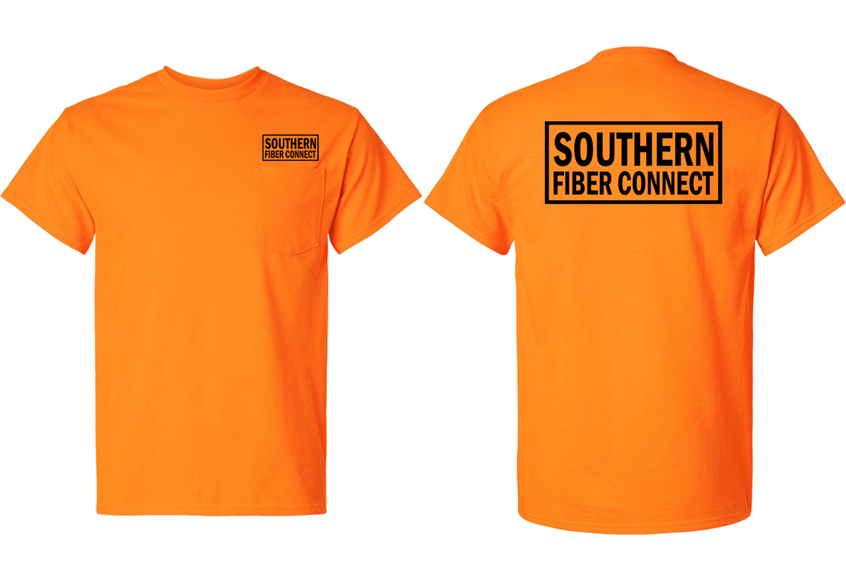 Southern Fiber Connect | Black Logo T-shirts