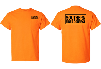 Southern Fiber Connect | Black Logo T-shirts