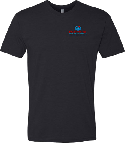 Exceptional Community Services | Left Chest T-shirt