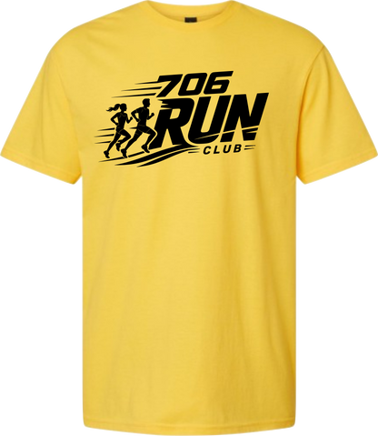 706 Run Club | T-shirts | Black Design