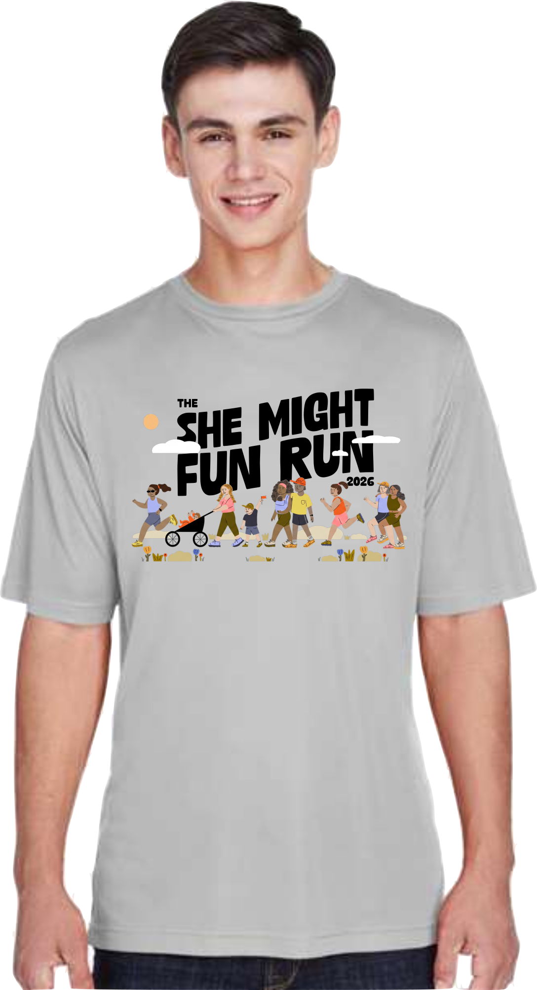 She Might Fun Run | Performance T-shirt