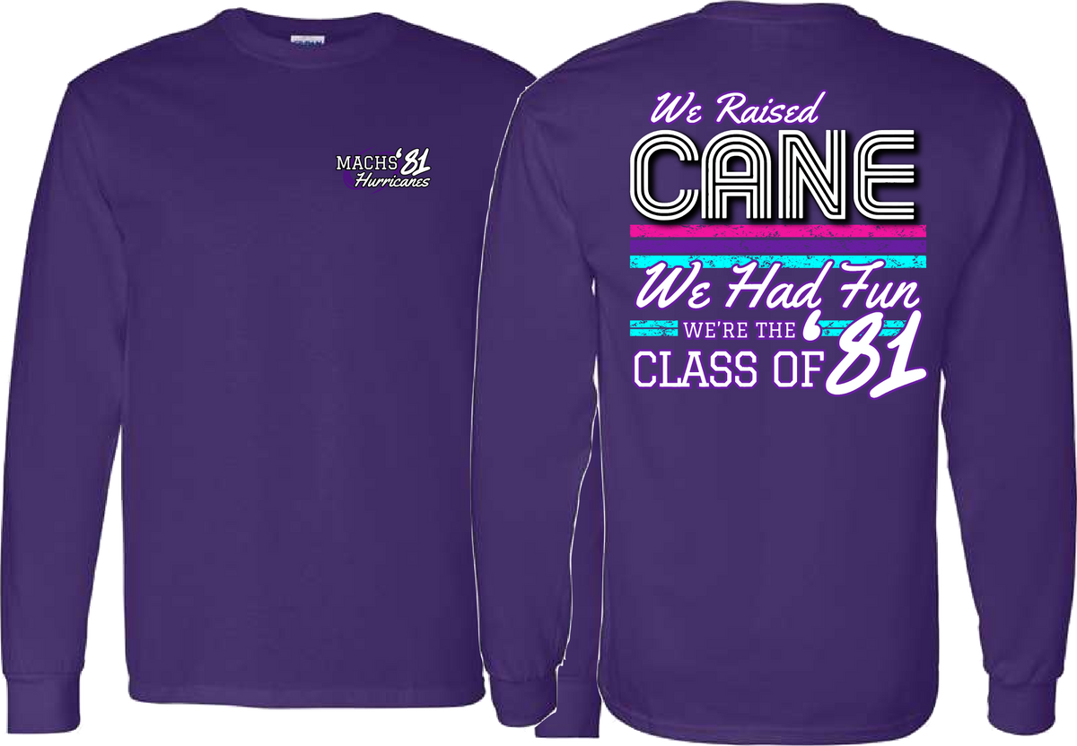 MACHS | Class of 81 | Color Long Sleeve
