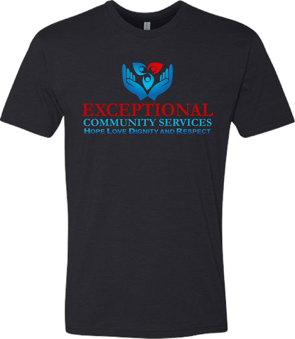 Exceptional Community Services | Full Front T-shirt