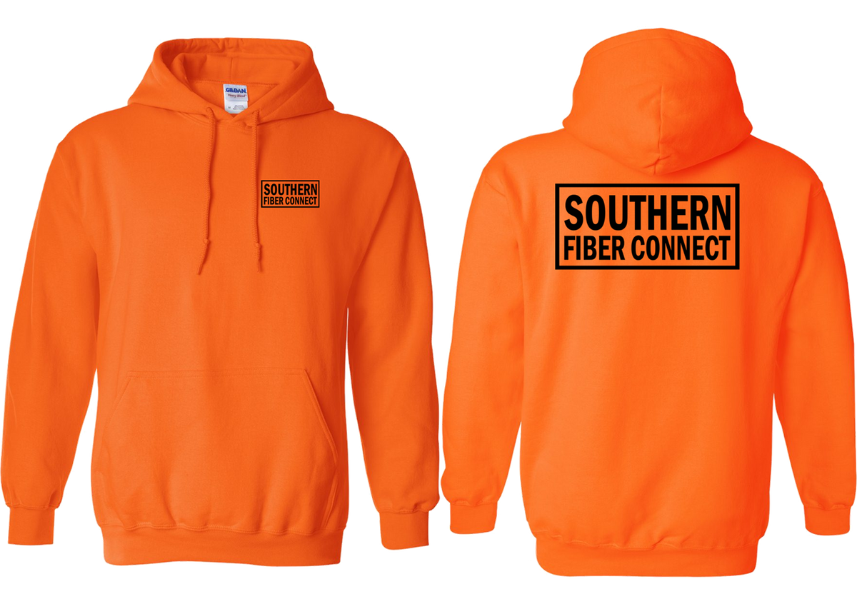 Southern Fiber Connect | Black Logo Hoodie