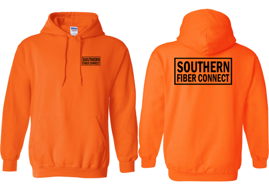 Southern Fiber Connect | Black Logo Hoodie
