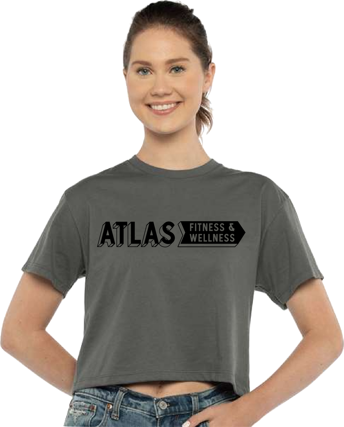 Atlas Fitness & Wellness | Black Logo - Cropped
