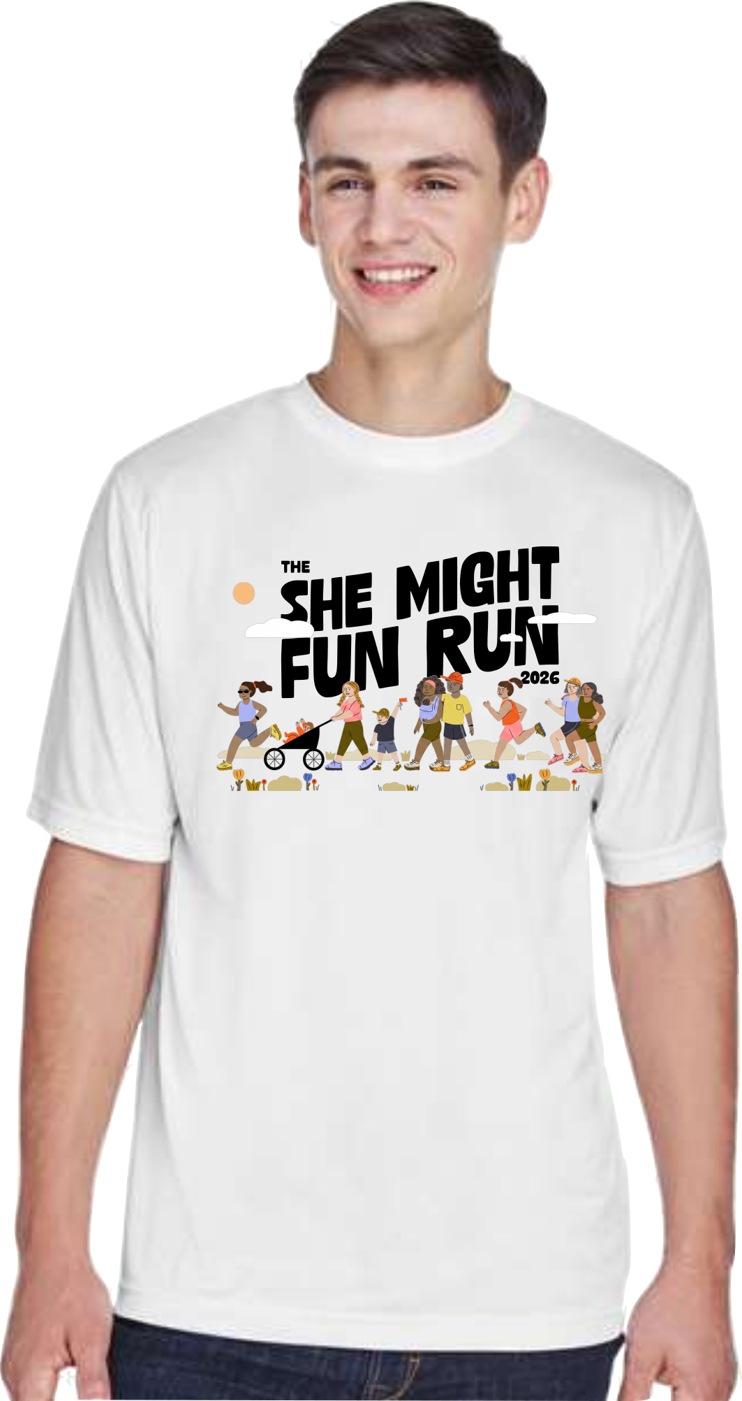 She Might Fun Run | Performance T-shirt