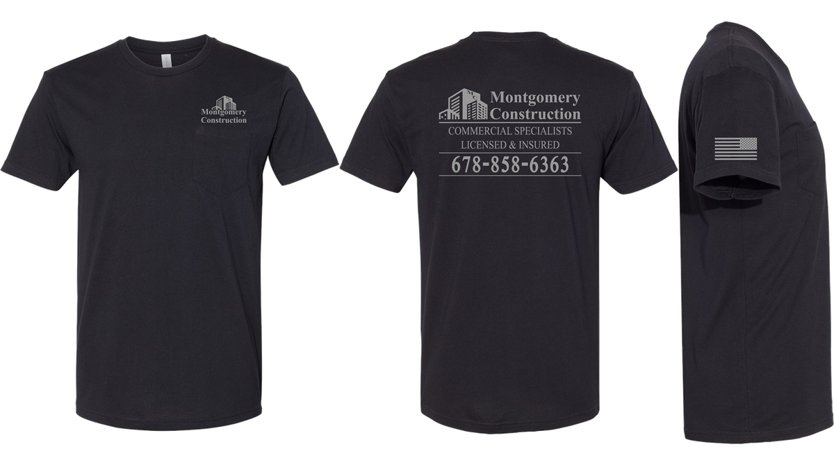 Montgomery Construction | Pocket T-shirt