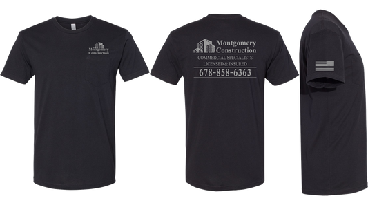 Montgomery Construction | Pocket T-shirt