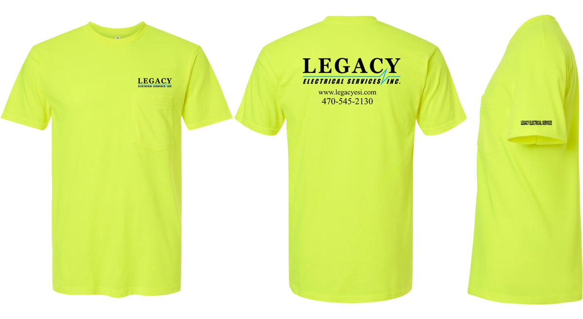 Legacy Electric | Black Logo T-shirts