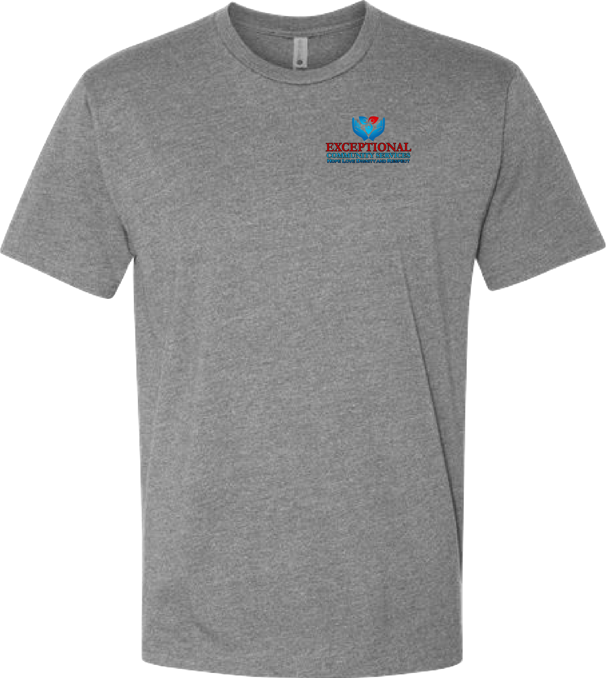 Exceptional Community Services | Left Chest T-shirt