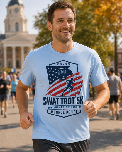 Monroe Police Department | Swat Trot 2026 T-shirt