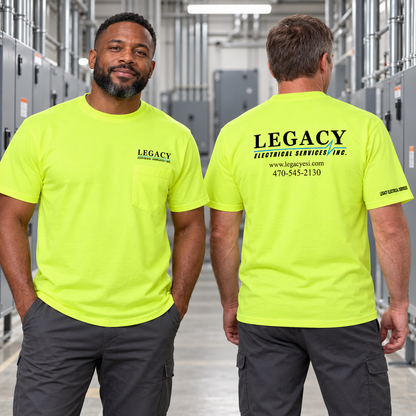 Legacy Electric | Black Logo T-shirts