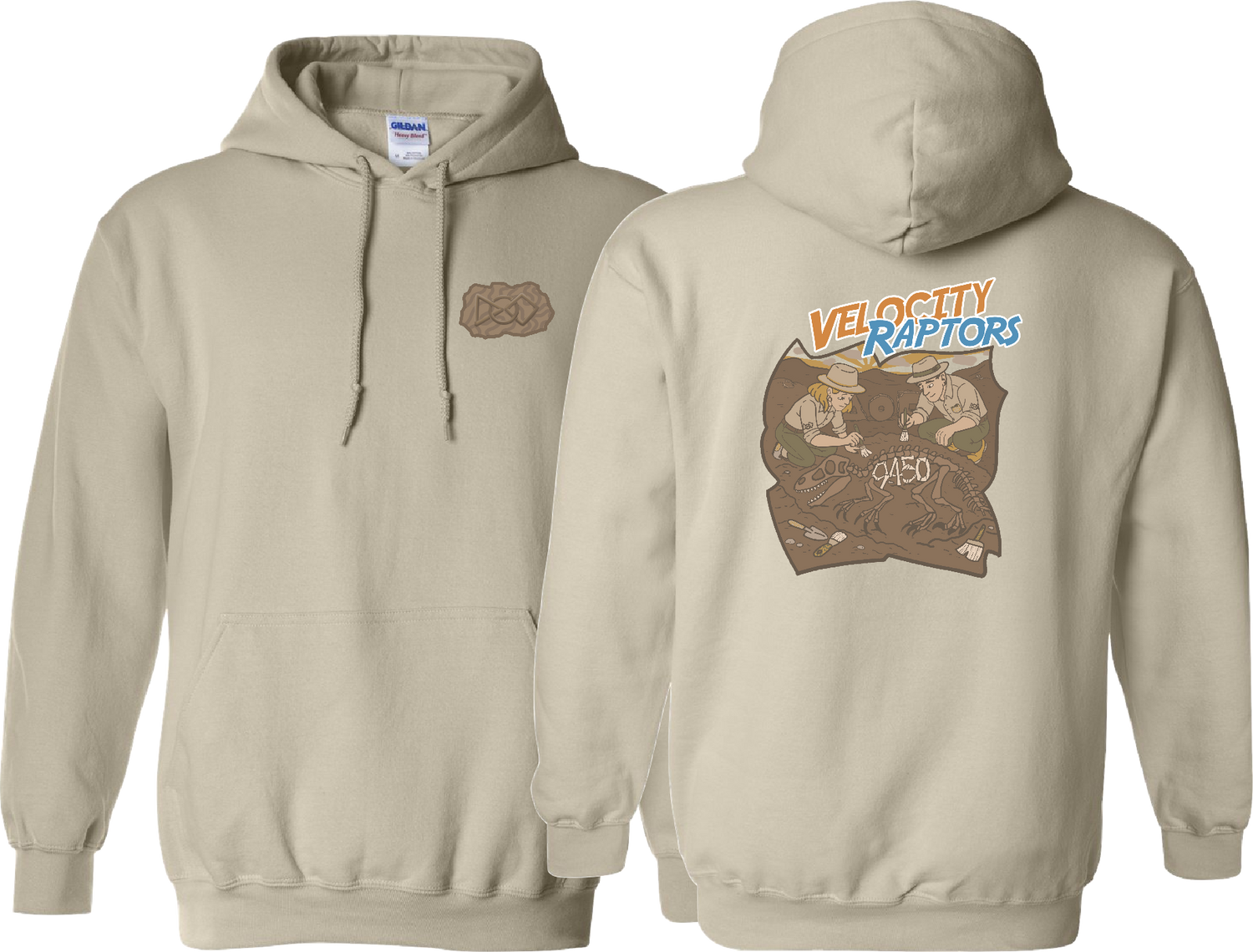 Velocity Raptors | VR Sand Hoodie