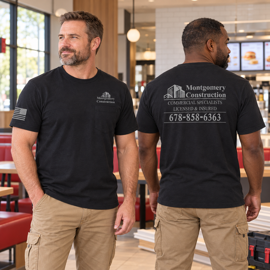 Montgomery Construction | Pocket T-shirt