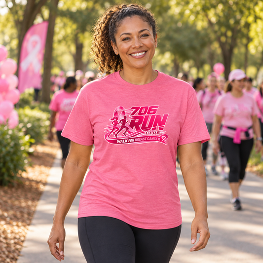706 Run Club | Pink Logo