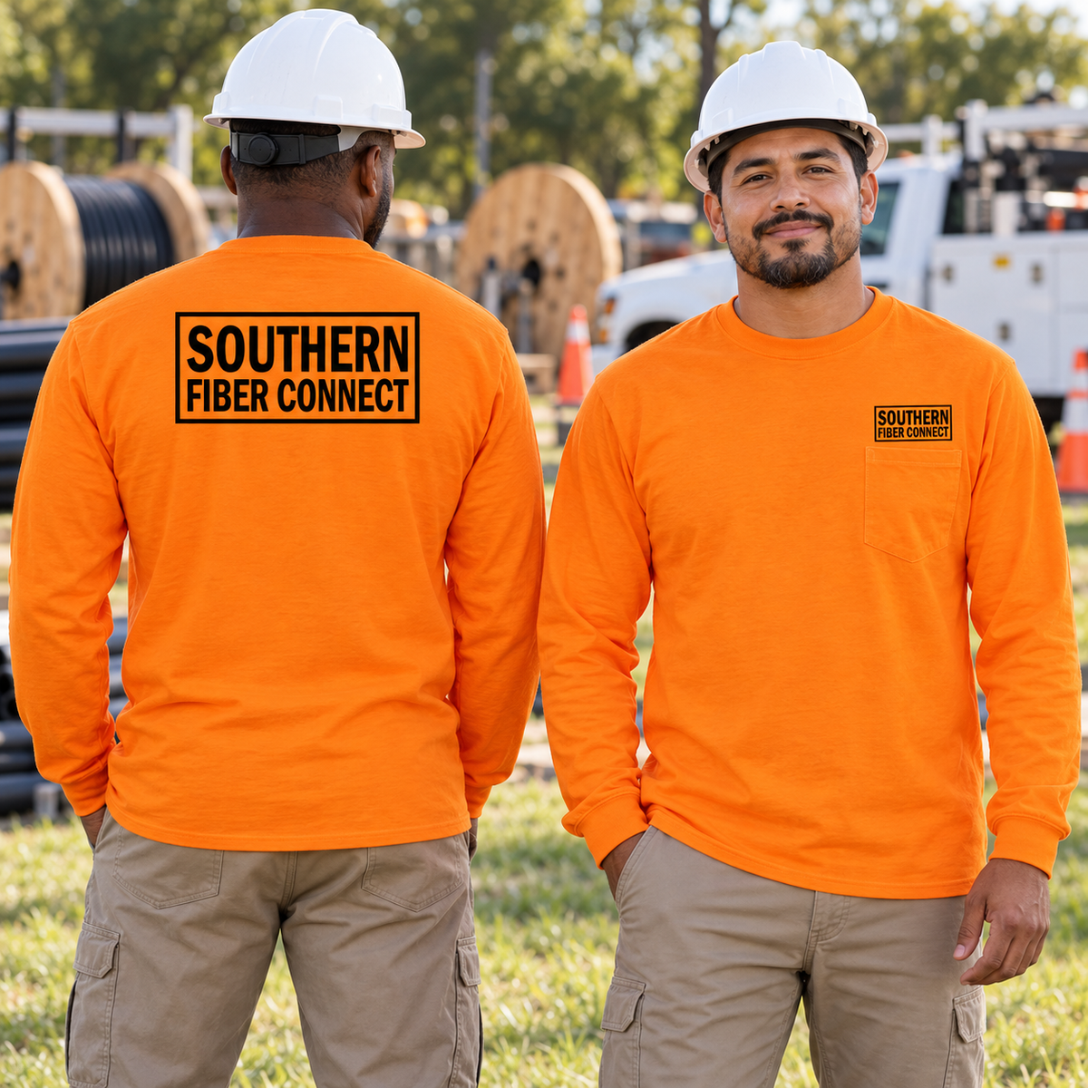 Southern Fiber Connect | Black Logo Long Sleeve