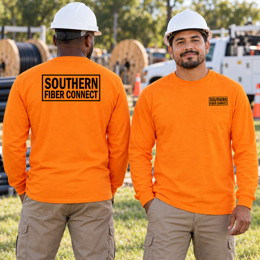 Southern Fiber Connect | Black Logo Long Sleeve