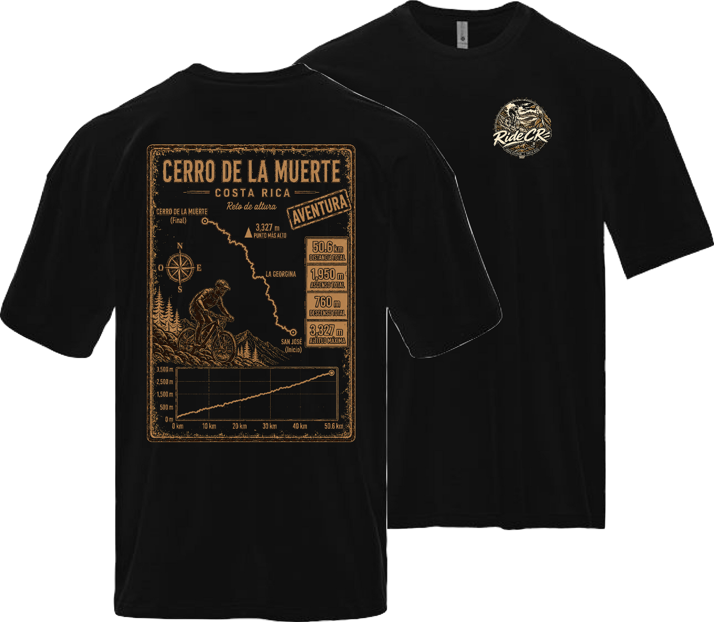 Ride CR | Cerro De La Muerte | T-shirts