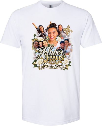 Amber Eggers | White T-shirt