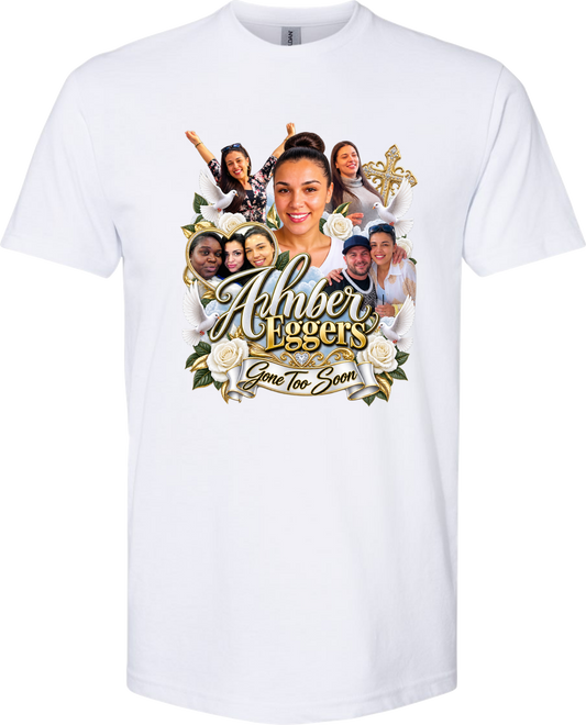 Amber Eggers | White T-shirt