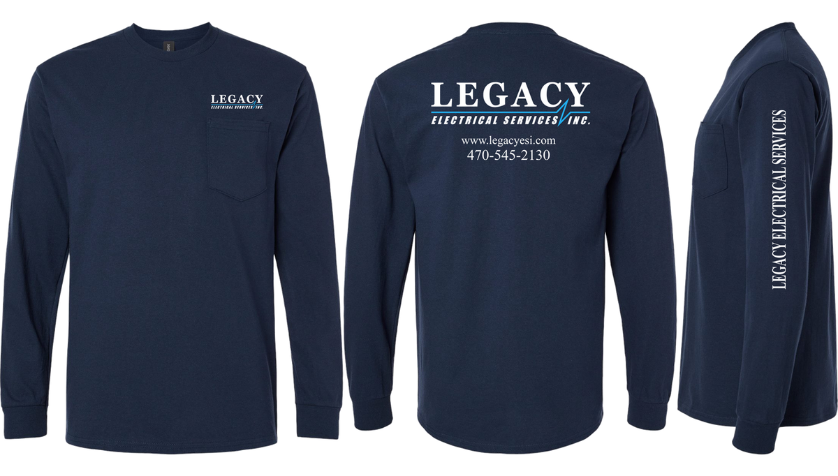 Legacy Electric | White Logo Long Sleeve