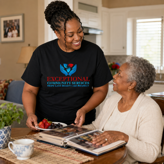 Exceptional Community Services | Full Front T-shirt