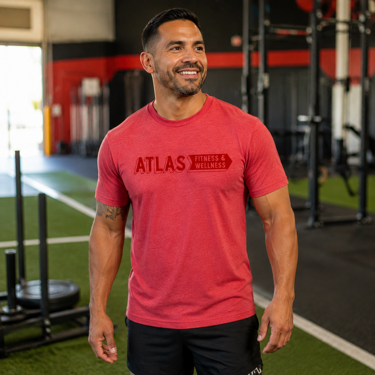 Atlas Fitness & Wellness | Red Logo