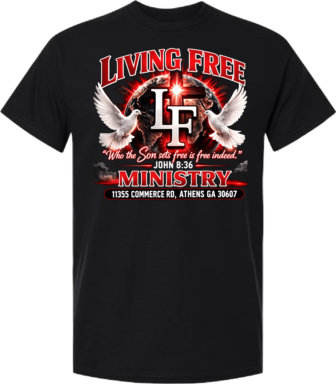 Living Free Ministry | Cotton T-shirt | Youth