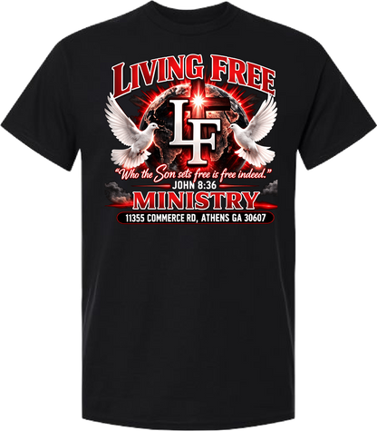 Living Free Ministry | Cotton T-shirt | Youth