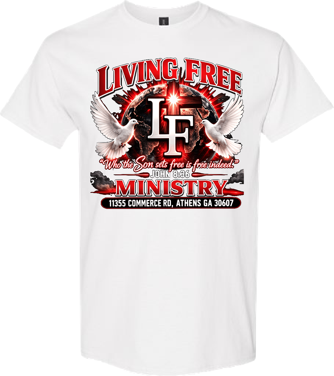 Living Free Ministry | Cotton T-shirt | Youth