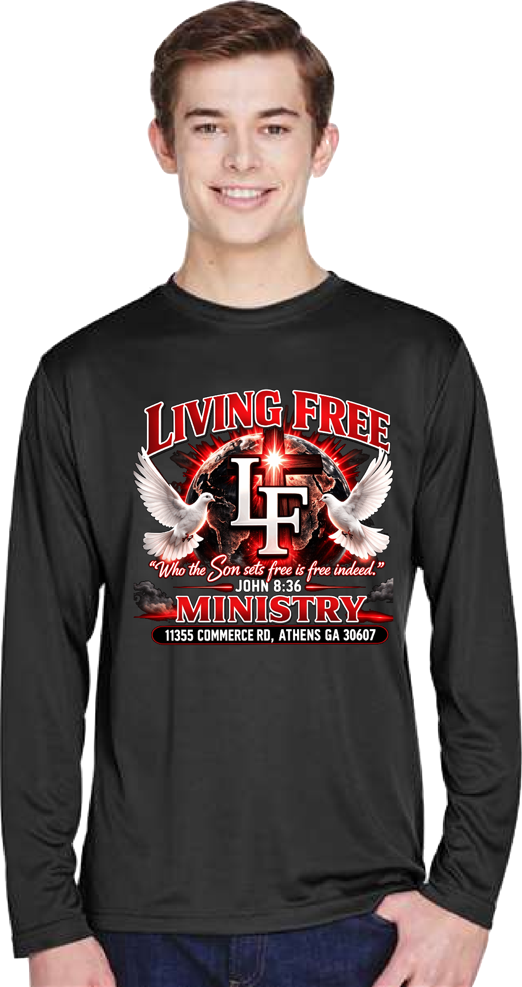 Living Free Ministry | Dri-Fit Longsleeve