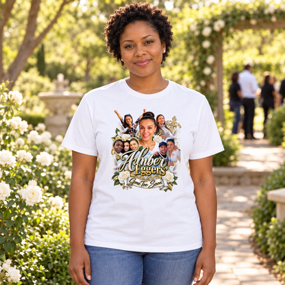 Amber Eggers | White T-shirt