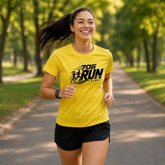 706 Run Club | T-shirts | Black Design